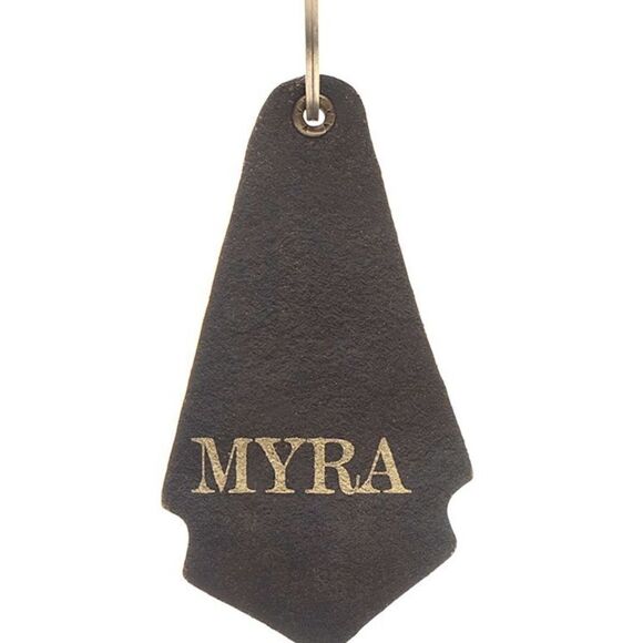 Myra Flowering Love Hand-tooled Key Fob - Picture 7 of 7